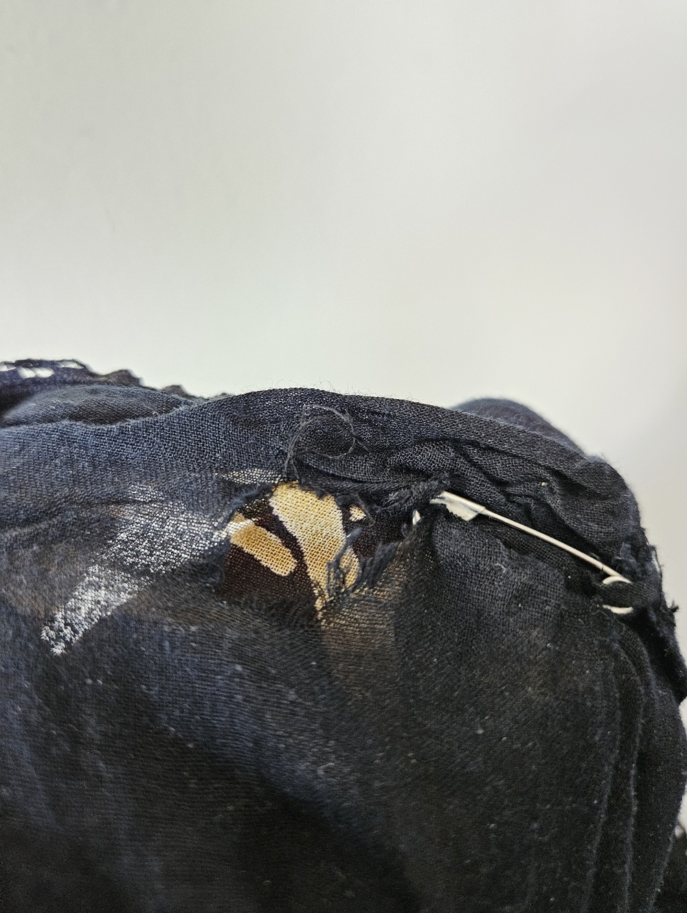 Vintage Y2K Nolita Floral Maxi Skirt Size L Ruffle Hem Sheer Overlay 90s - Picture 6 of 8